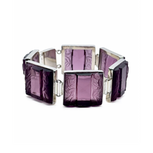 Load image into Gallery viewer, purple amethyst bracelet 
