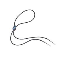 Load image into Gallery viewer, Blake Bolo Tie with Egyptian Revival Scarab Glass
