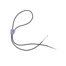 Load image into Gallery viewer, Blake Bolo Tie with Art Deco Molded Snake Glass Cabochon
