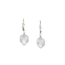 Load image into Gallery viewer, Allegra Earrings with Vintage Glass Flower Buds
