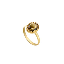 Load image into Gallery viewer, Aletra Ring with Vintage Citrine Glass
