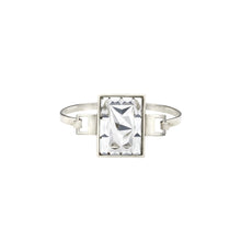 Load image into Gallery viewer, Astrid Bracelet with Clear Cubist Glass
