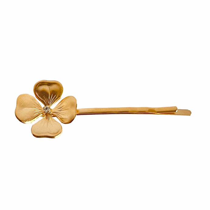 Women's Hair Accessories | Vintage Clover Bobby Pin | Pontiel Jewelry