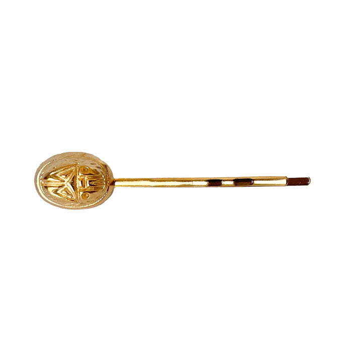 Women's Hair Accessories | Vintage Scarab Bobby Pin | Pontiel Jewelry