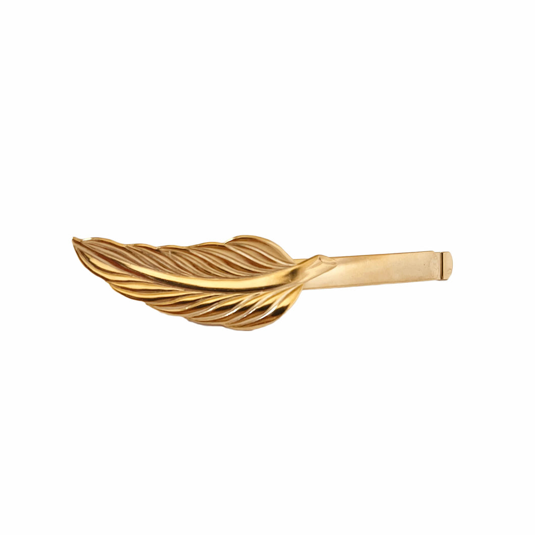 Women's Hair Accessories | Feather French Bobby Pin | Pontiel Jewelry