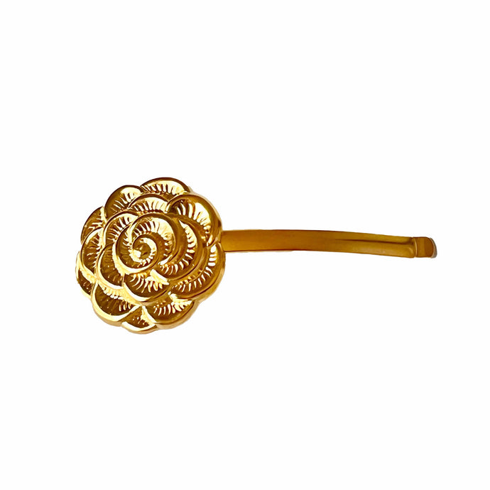 Women's Hair Accessories | Rose French Bobby Pin | Pontiel Jewelry