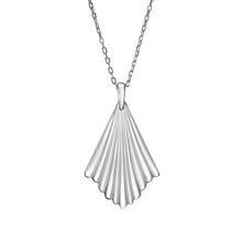 Load image into Gallery viewer, Pontiel Jewelry | Thalia Necklace with Art Deco Clear Molded Glass
